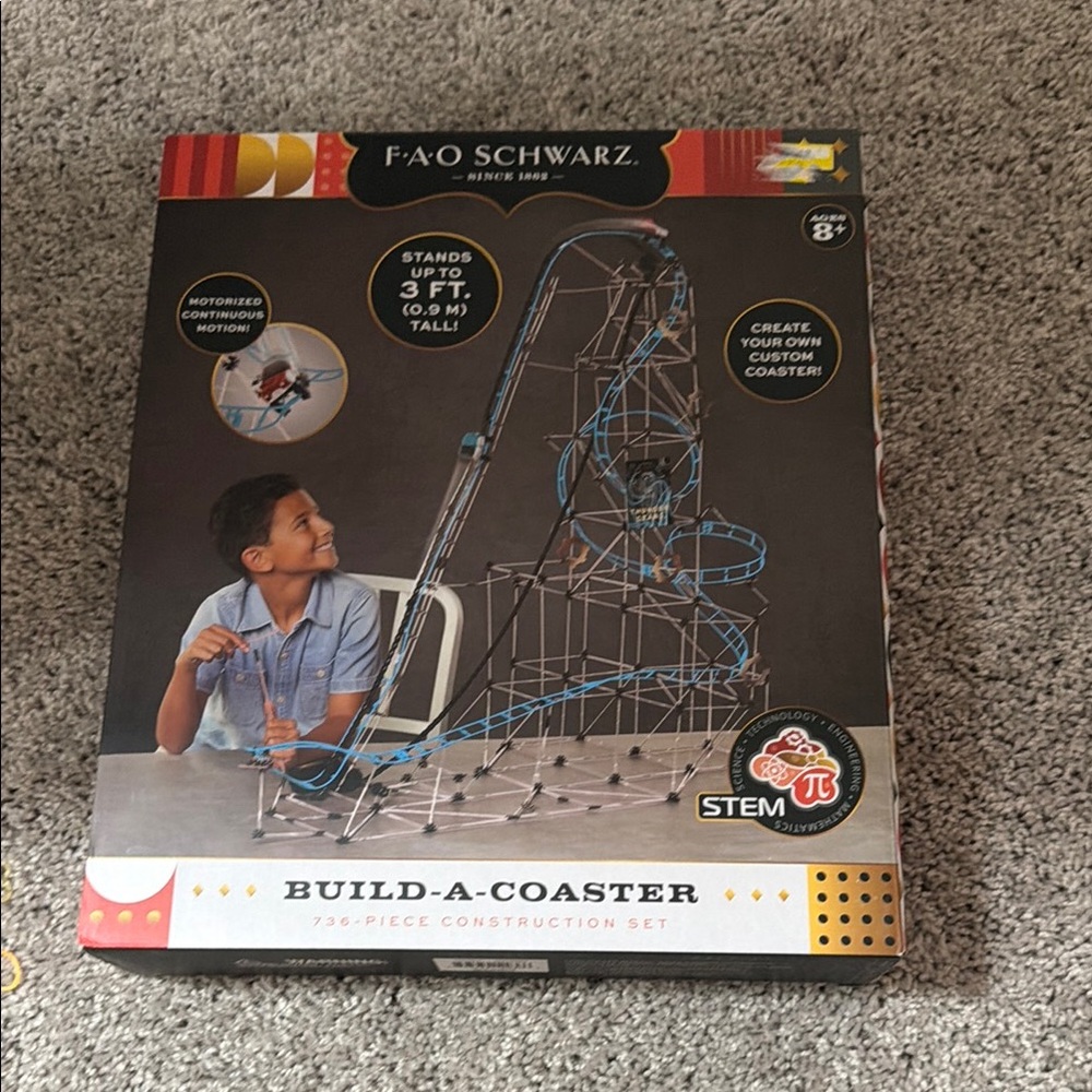 FAO Schwarz Build-A-Coaster Construction Set